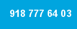 918 777 64 03 918 777 64 03